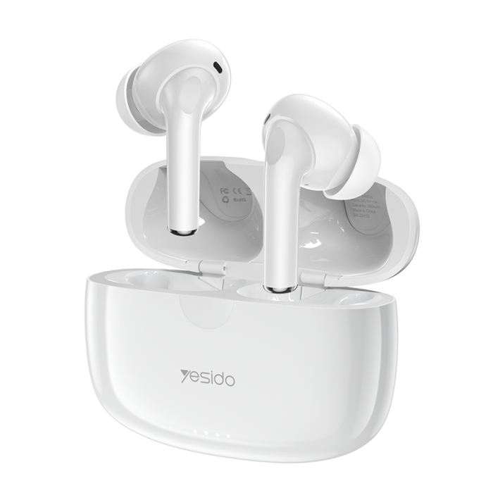 Yesido TWS24 Bluetooth 5.2 ANC & ENC True Wireless Earbuds | Wireless Charging | Noise Cancelling