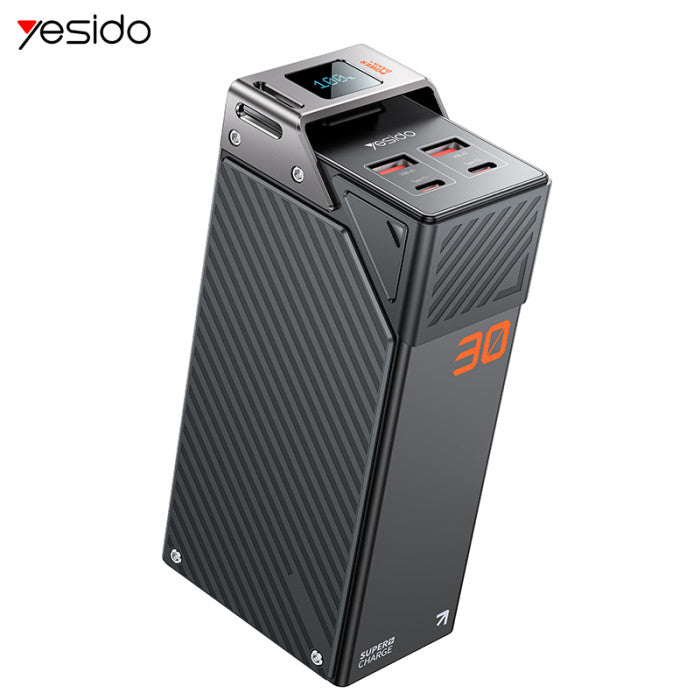 Yesido YP62 30000mAh Power Bank | 22.5W Fast Charging | PD 20W | LED Display | Multi-Port