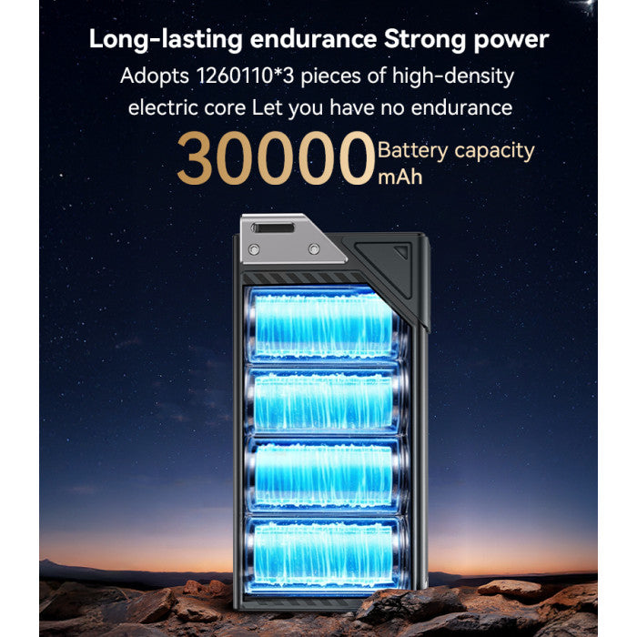 Yesido YP62 30000mAh Power Bank | 22.5W Fast Charging | PD 20W | LED Display | Multi-Port