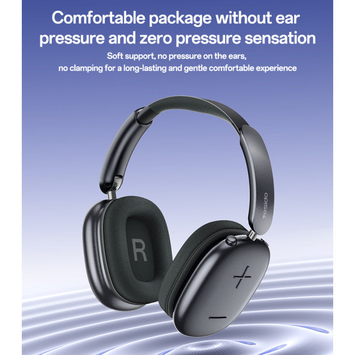 Yesido EP10 Bluetooth 5.4 Wireless & Wired Headset | ANC + ENC Noise Cancelling | 35H Battery