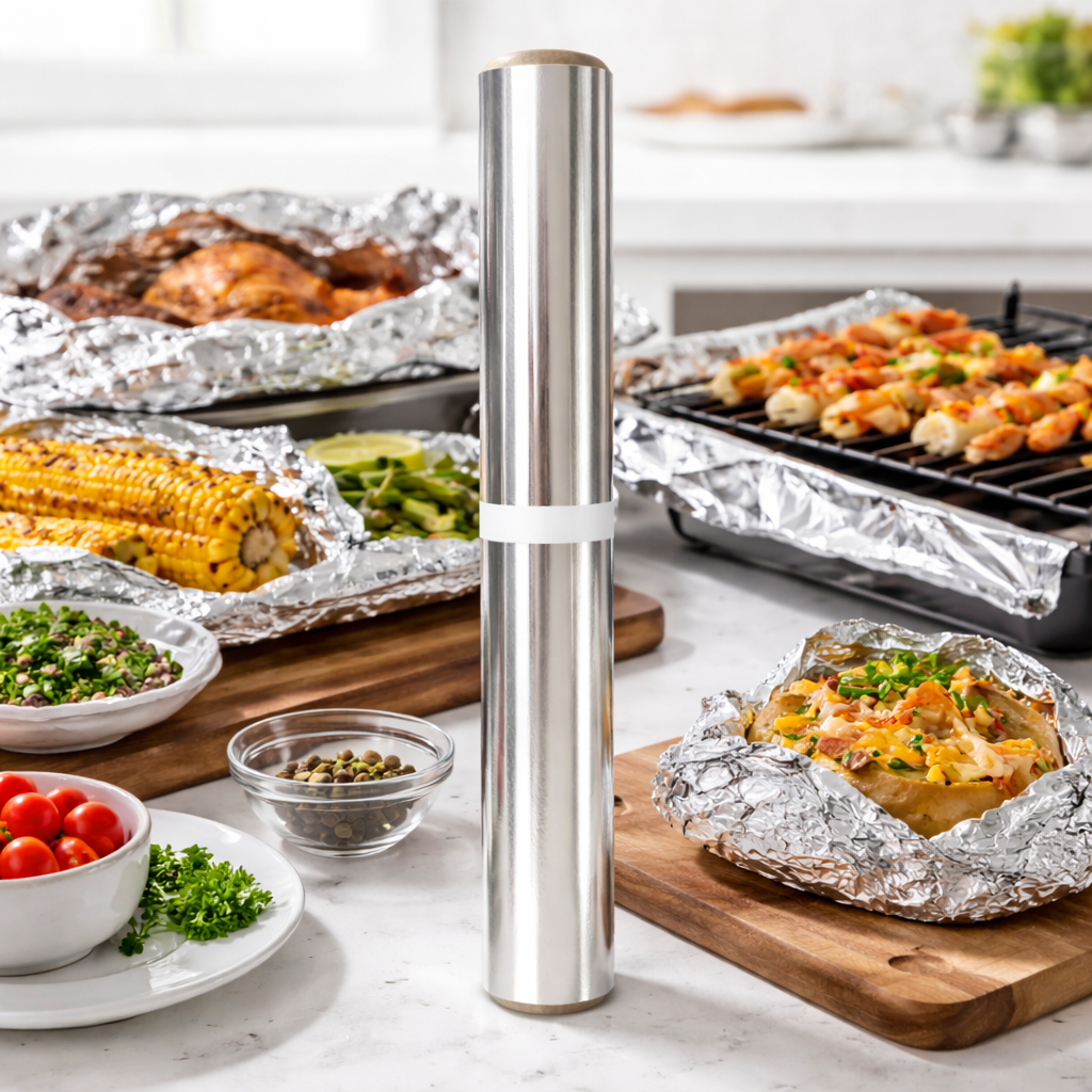 Heavy Duty Aluminium Foil Roll 10m x 300mm | Premium Quality Kitchen Foil