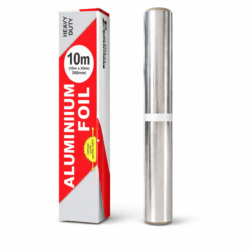 Heavy Duty Aluminium Foil Roll 10m x 300mm | Premium Quality Kitchen Foil