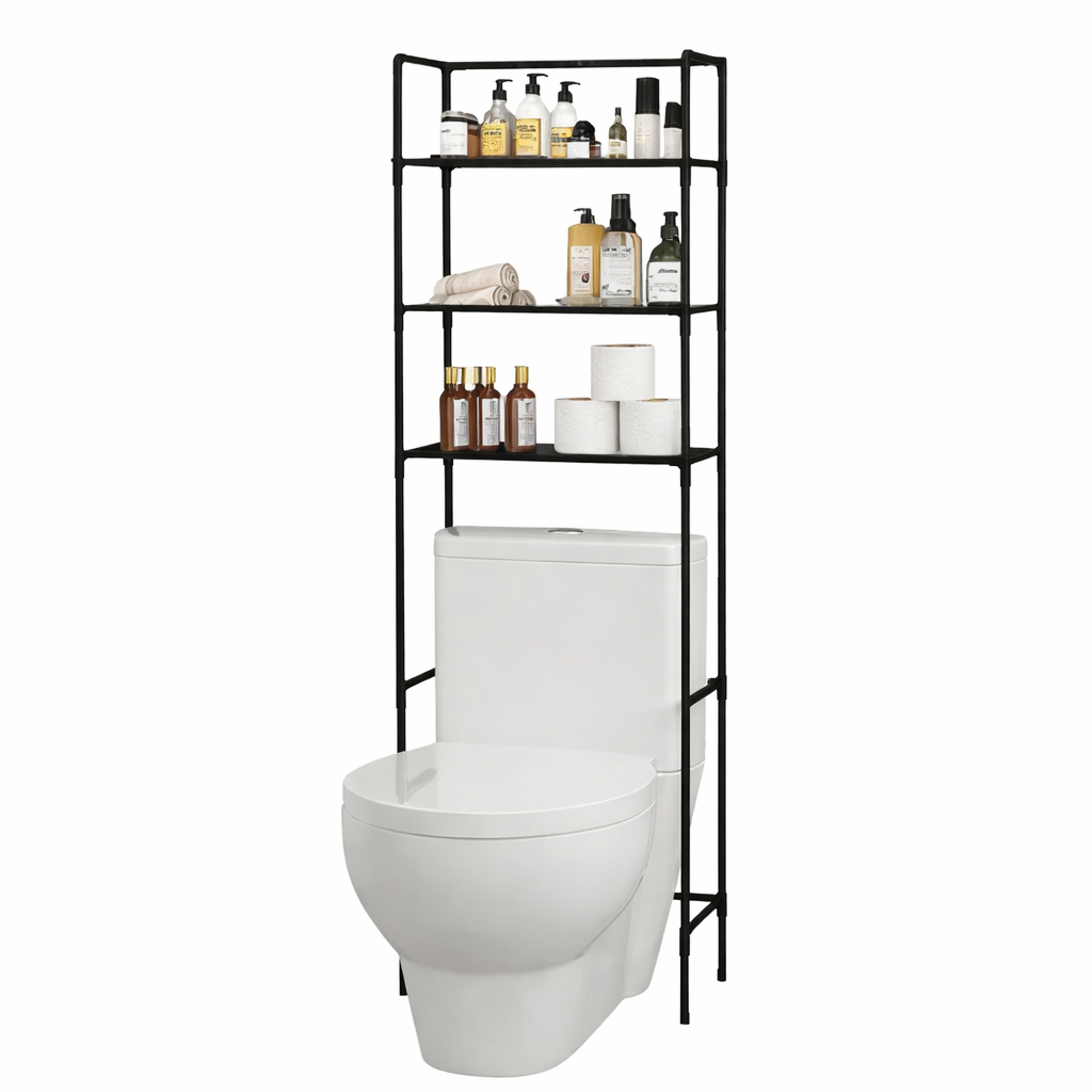 3 Tier Over The Toilet Storage Rack Stainless Steel Bathroom Shelf