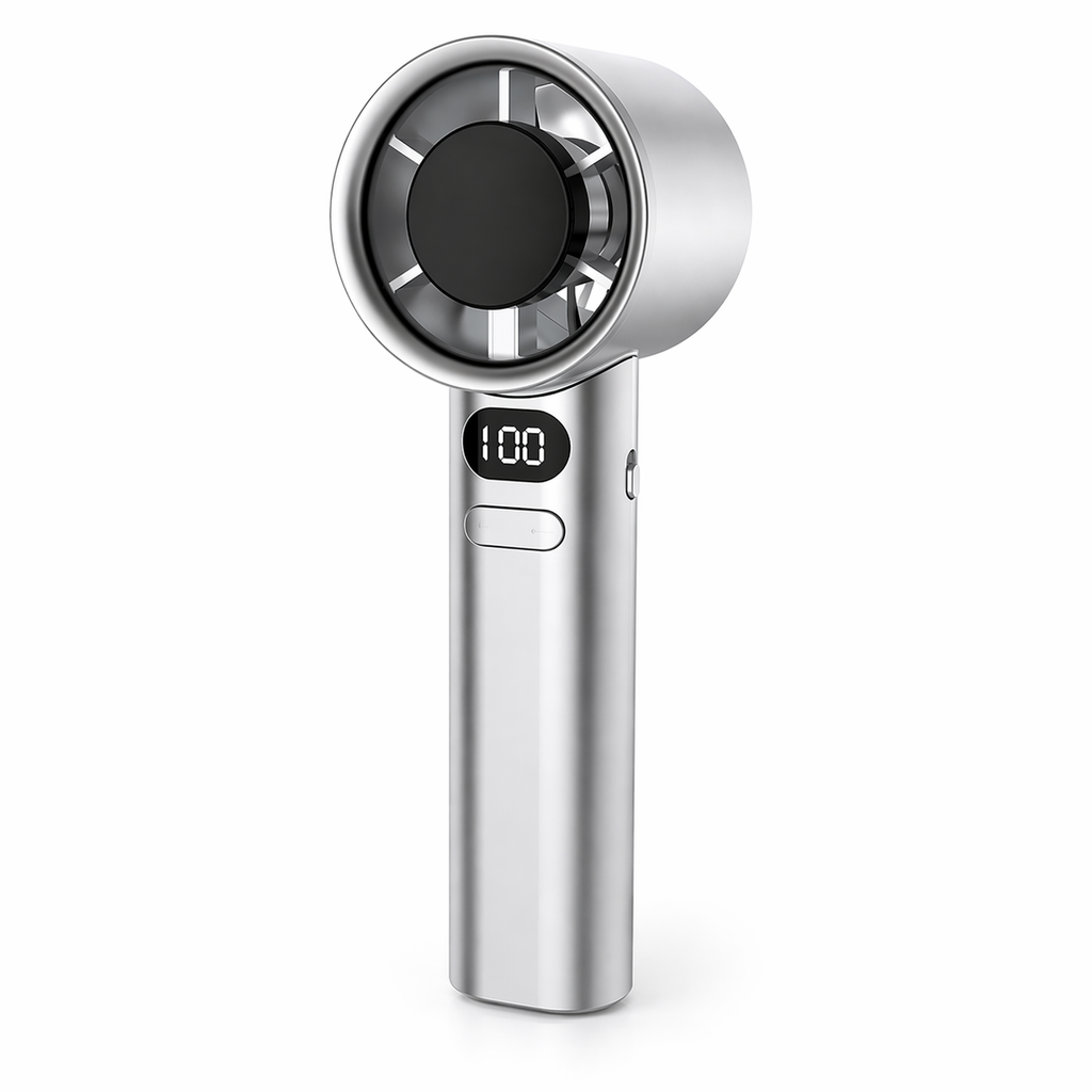 Mini Portable Handheld Fan – Rechargeable Compact Cooling Fan with Adjustable Speed