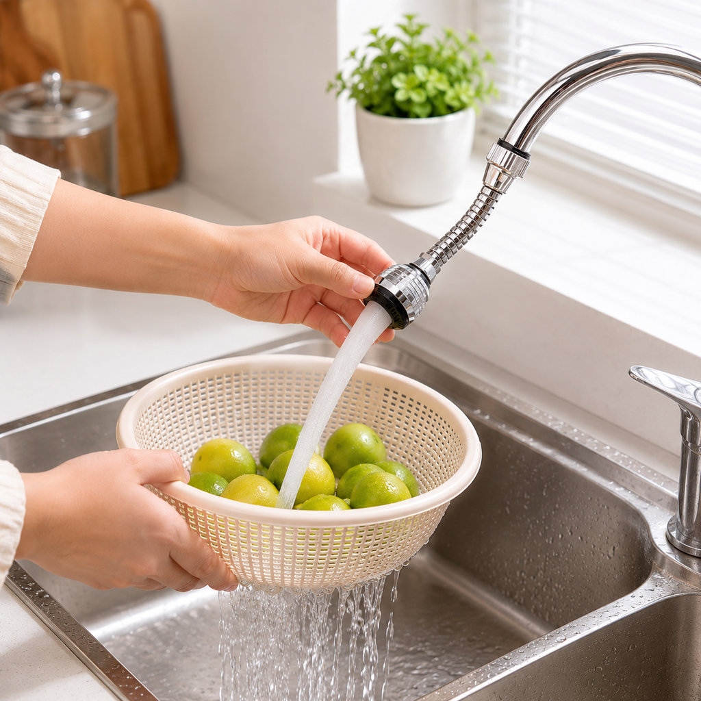 Flexible 360° Rotating Faucet Extender