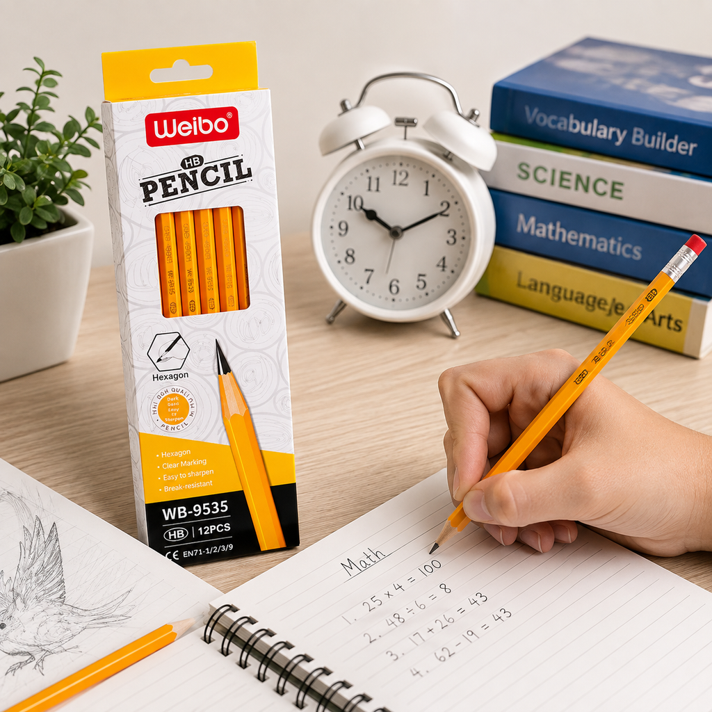 Weibo HB Pencils – 12 Pack
