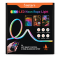5M IC-RGB LED Neon Rope Light – App & Remote Controlled RGB Strip