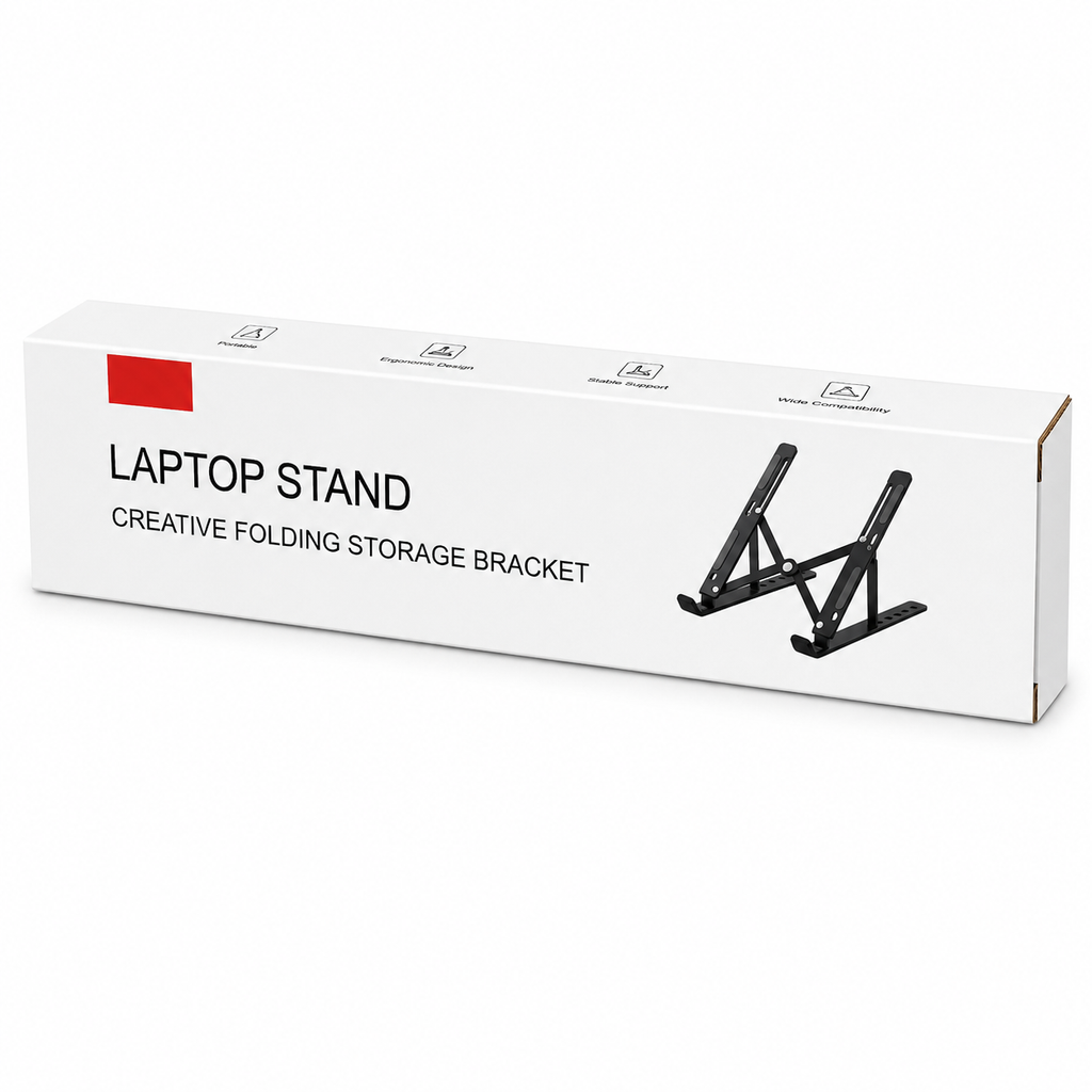 Adjustable Foldable Laptop Stand – Portable Ergonomic Laptop & Tablet Holder