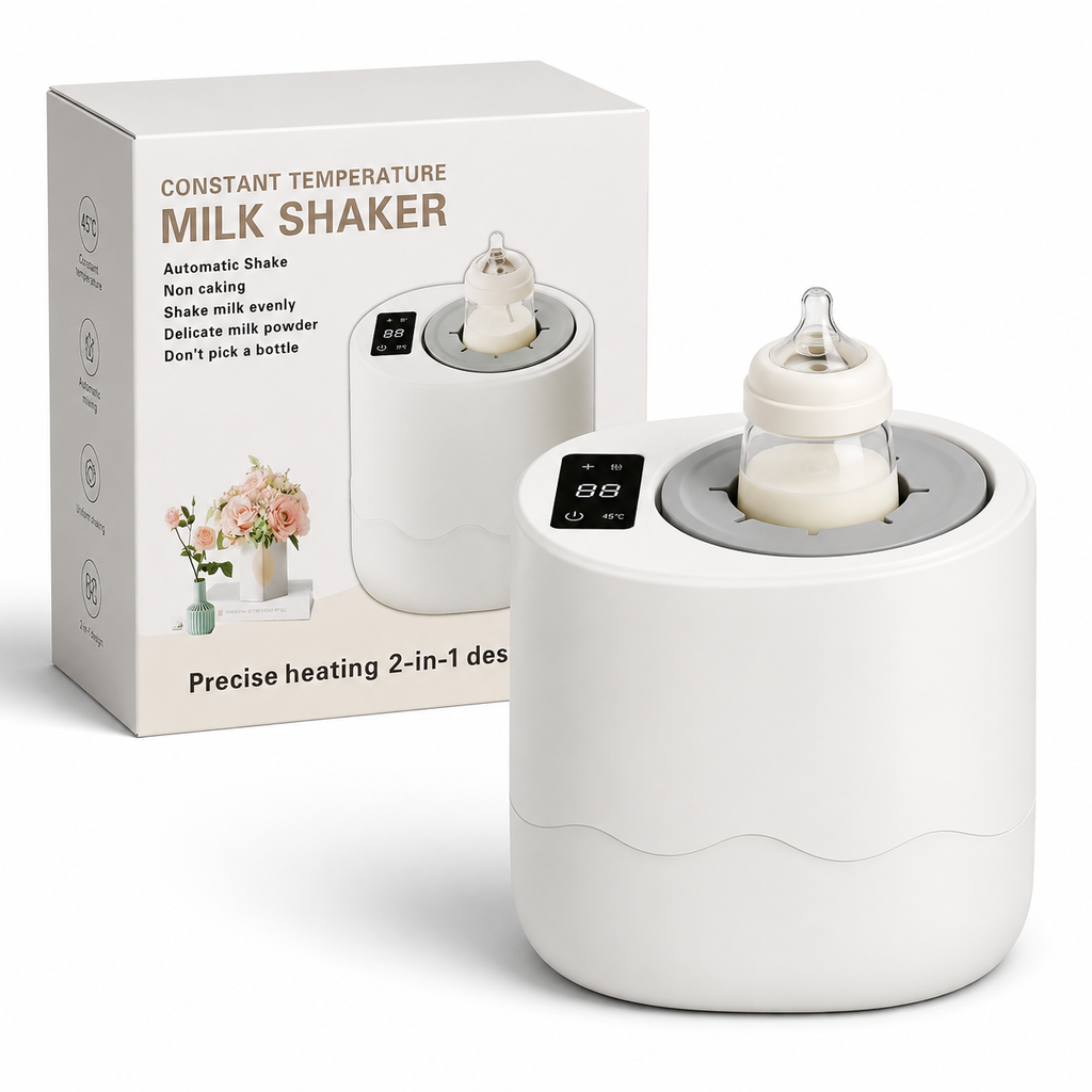 2-in-1 Baby Milk Shaker & Bottle Warmer – Constant Temperature