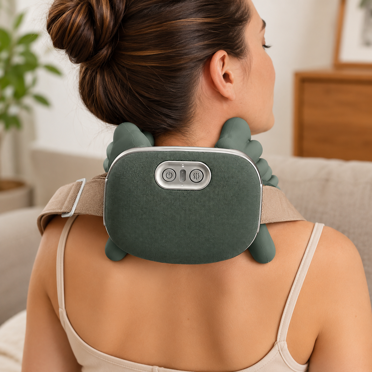 Shiatsu Neck & Shoulder Massager with Heat – Deep Tissue Electric Massage Device