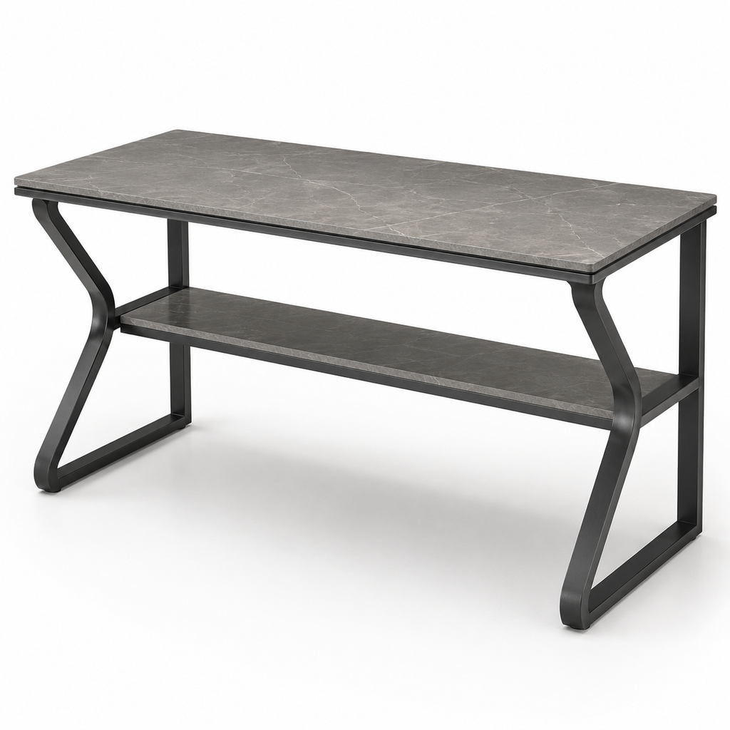 120cm Modern Computer Desk / Study Table with Storage Shelf