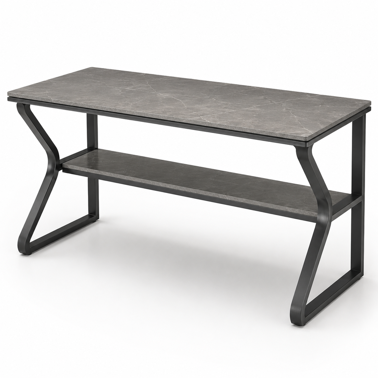 120cm Modern Computer Desk / Study Table with Storage Shelf