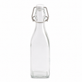 750ml Glass Bottle with Airtight Swing Top Lid – Reusable Beverage Storage Bottle