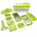7-in-1 Multifunction Vegetable Chopper & Slicer Set | Manual Food Prep Cutter