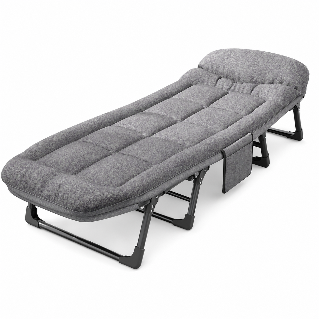 TI-100 Foldable Guest Bed with Mattress & Adjustable Backrest