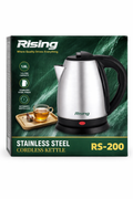 Rising RS-200 Stainless Steel Cordless Kettle – 1.8L Capacity