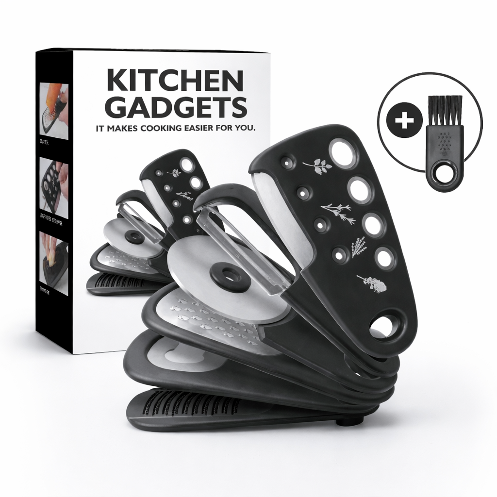 Kitchen Gadgets Set – Multi-Function Slicer, Grater & Peeler Tool Kit