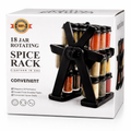18 Jar Rotating Spice Rack Organizer – Space Saving Kitchen Storage Carousel