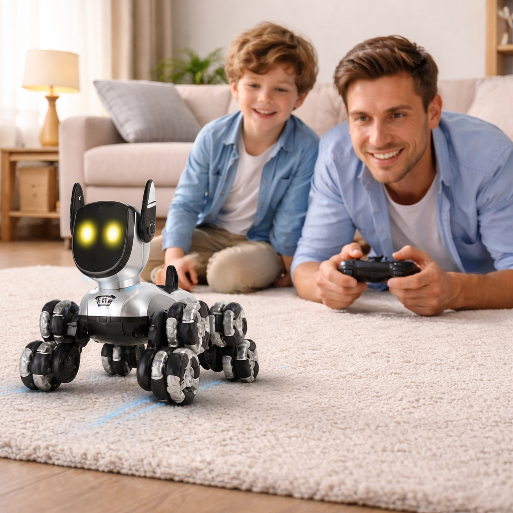 RC Robot Dog 2.4GHz LED Toy