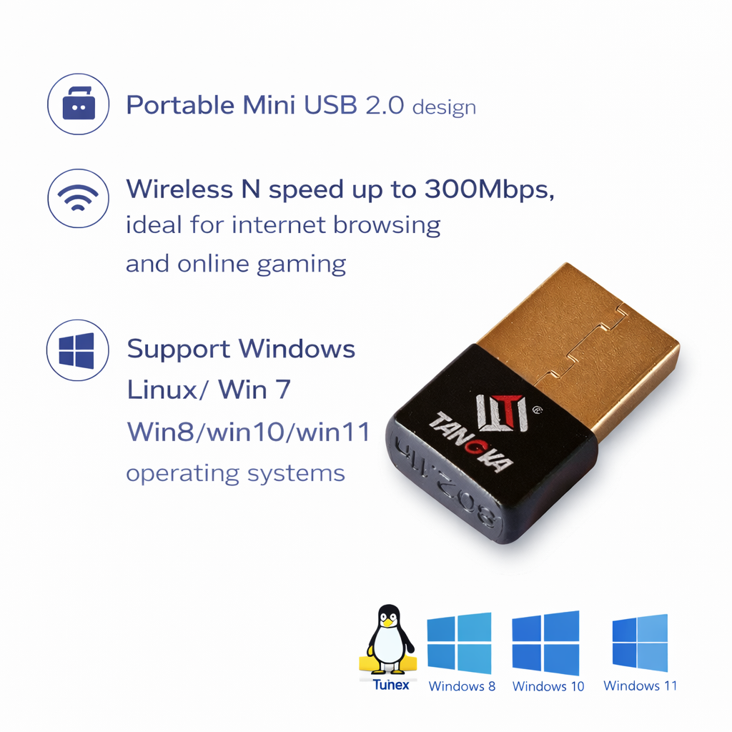 Tangka TK-T15 300Mbps USB WiFi Adapter