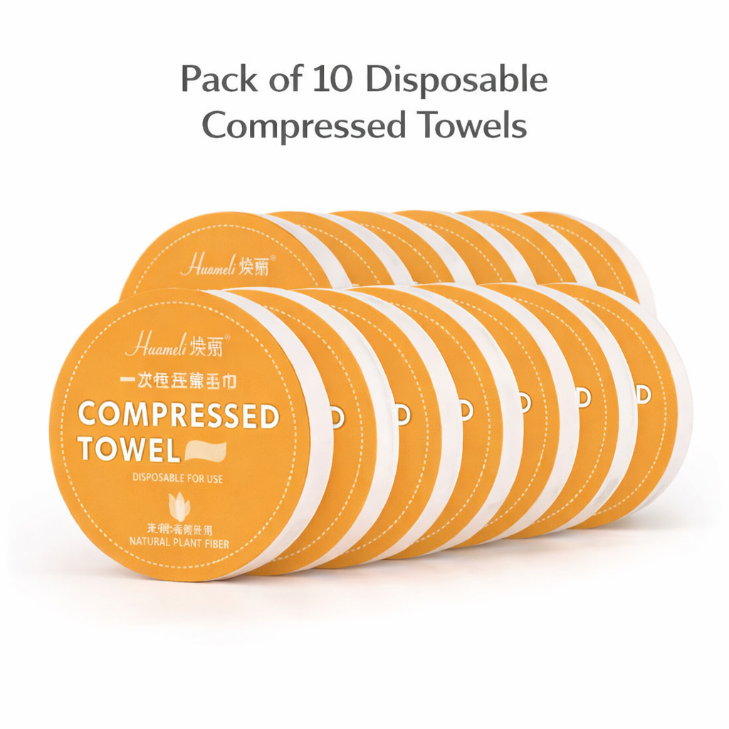Compressed Disposable Towels 10 Pack
