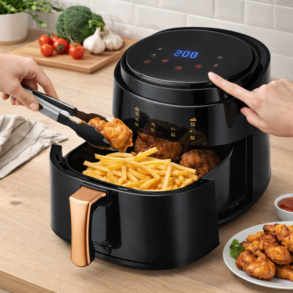8L Digital Air Fryer 2400W | Multi-Function Air Fry, Grill, Roast & Bake