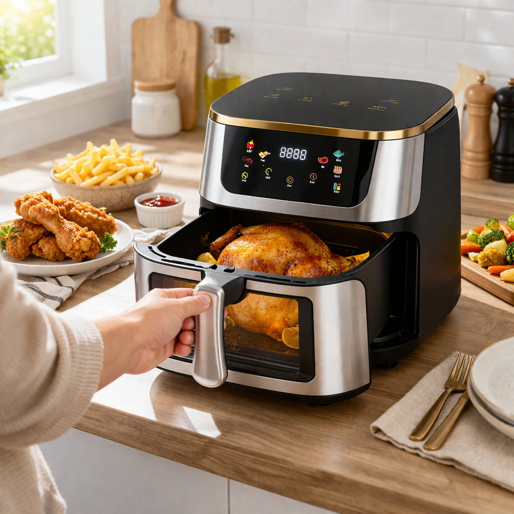 12L Digital Air Fryer 2800W | Extra Large Capacity with Smart Touch & Rapid Air Technology