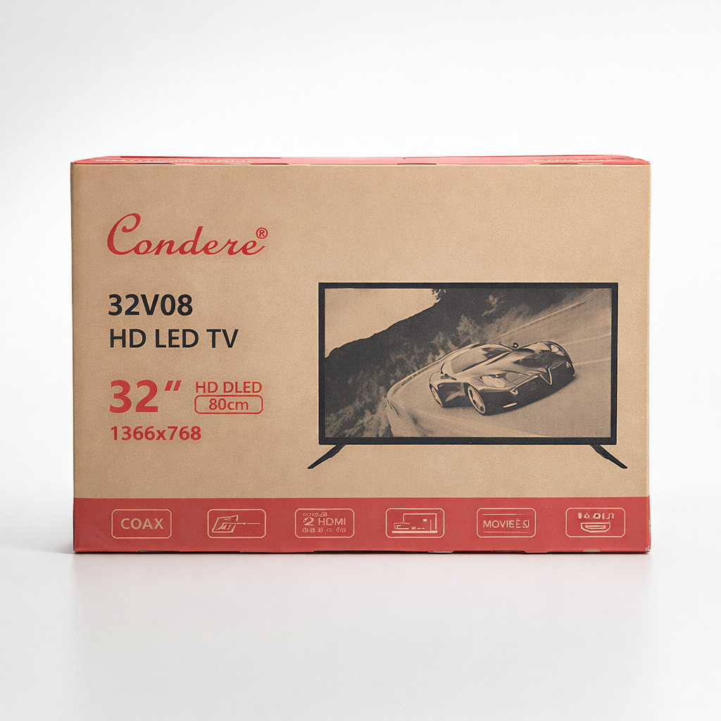 Condere 32V08 32 Inch HD LED TV with HDMI and USB