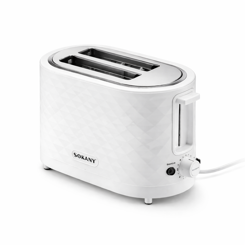 Sokany SK-08111 2-Slice Electric Pop-Up Toaster – 750W