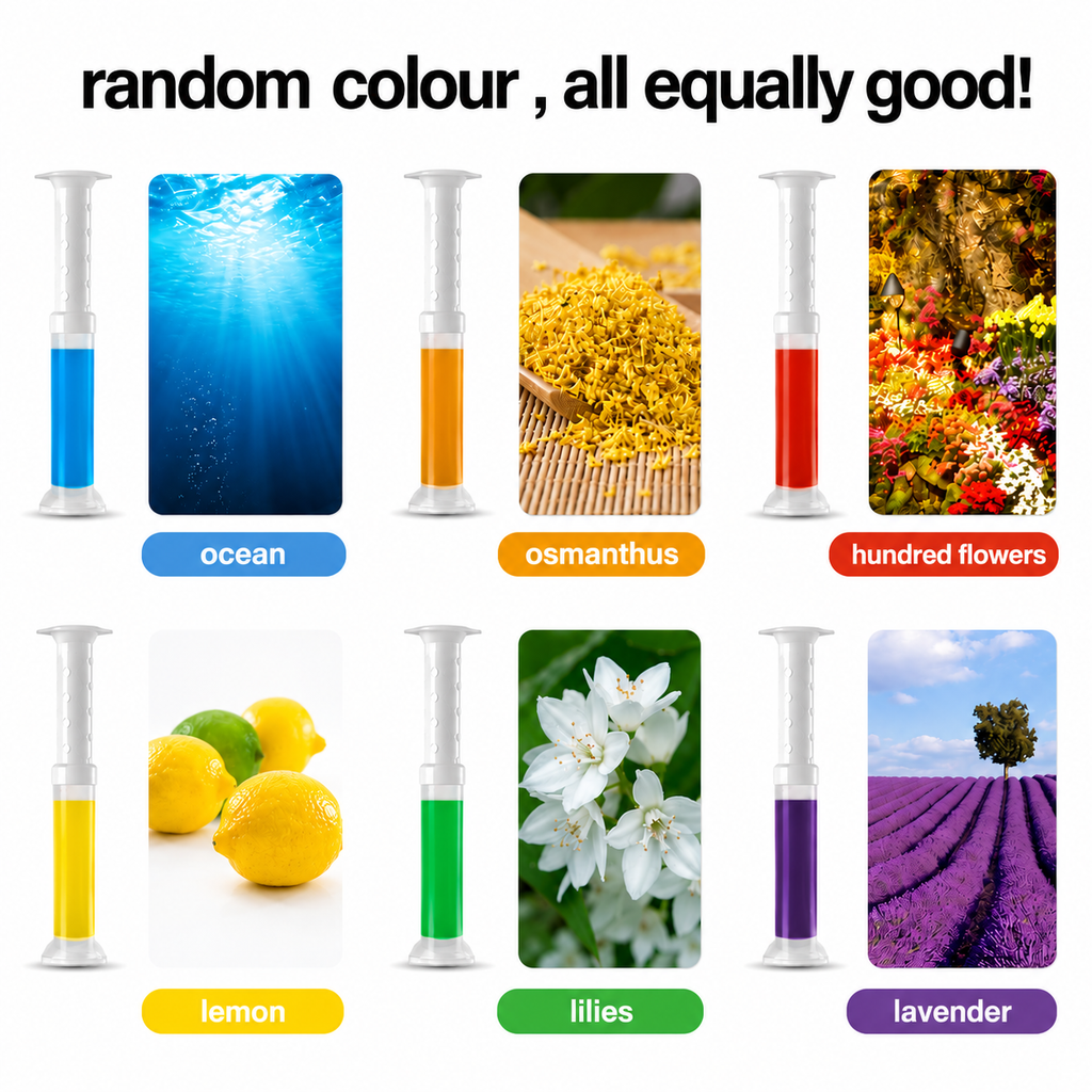 Power Gel Scented Toilet Cleaner Stamp – 1 Gel Tube (Random Colour & Fragrance)