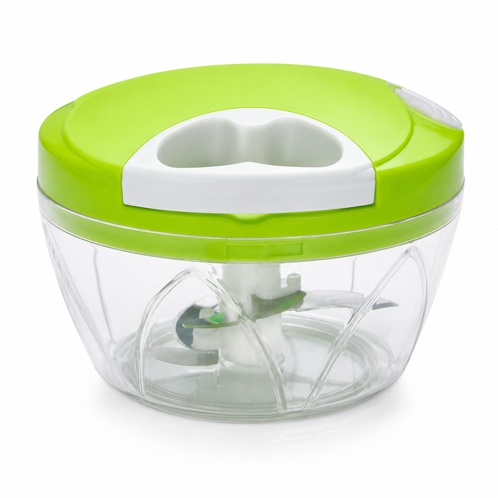 Mini Plastic Vegetable & Fruit Food Chopper with Pull String