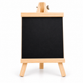 Mini Wooden Chalkboard Easel – 20 × 36cm