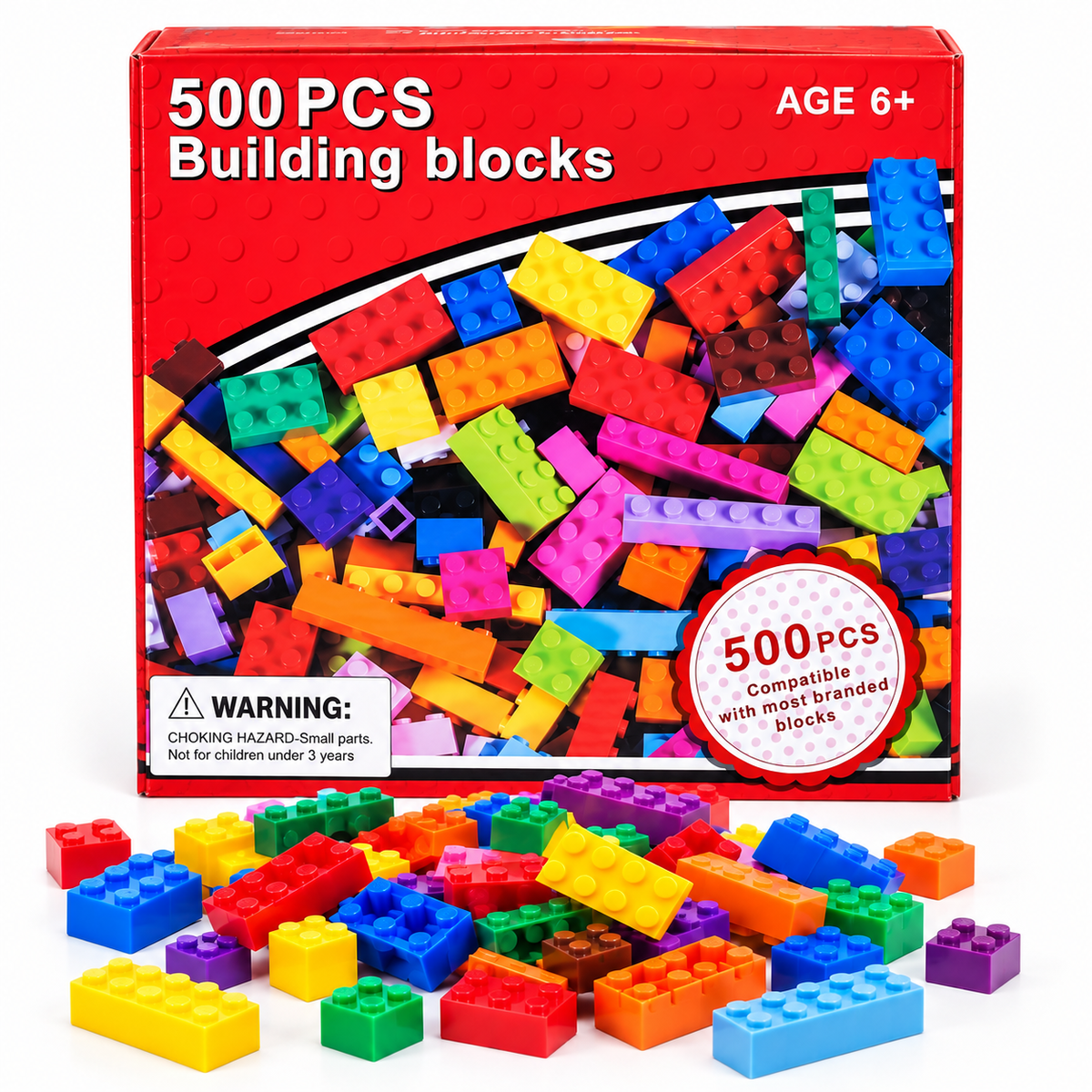 500-Piece Building Blocks Set for Kids – Creative Construction Toy