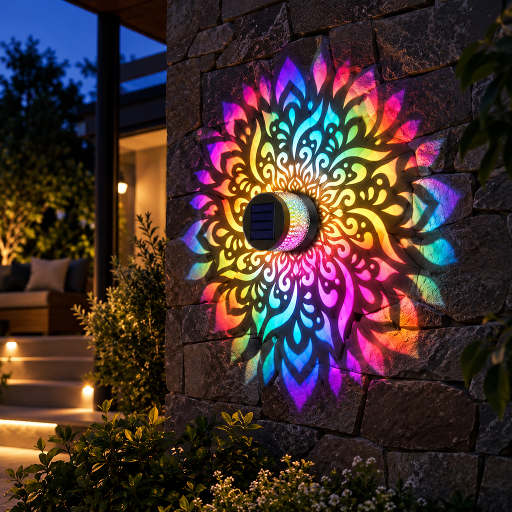 Solar Garden Projection Light – Outdoor Decorative Pattern Lamp
