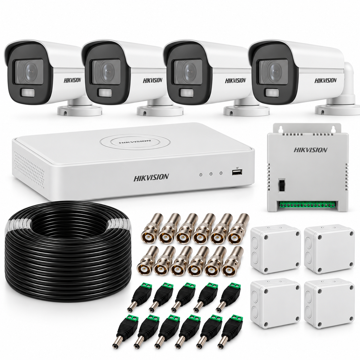 Hikvision ColorVu 2MP 4-Channel CCTV Complete Set