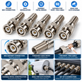 5-Piece BNC Connector Set for CCTV RG59/RG6 Coaxial Cable