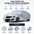 Car Cover YM Ultra-Lite PEVA Material | 100% Waterproof All-Weather Protection