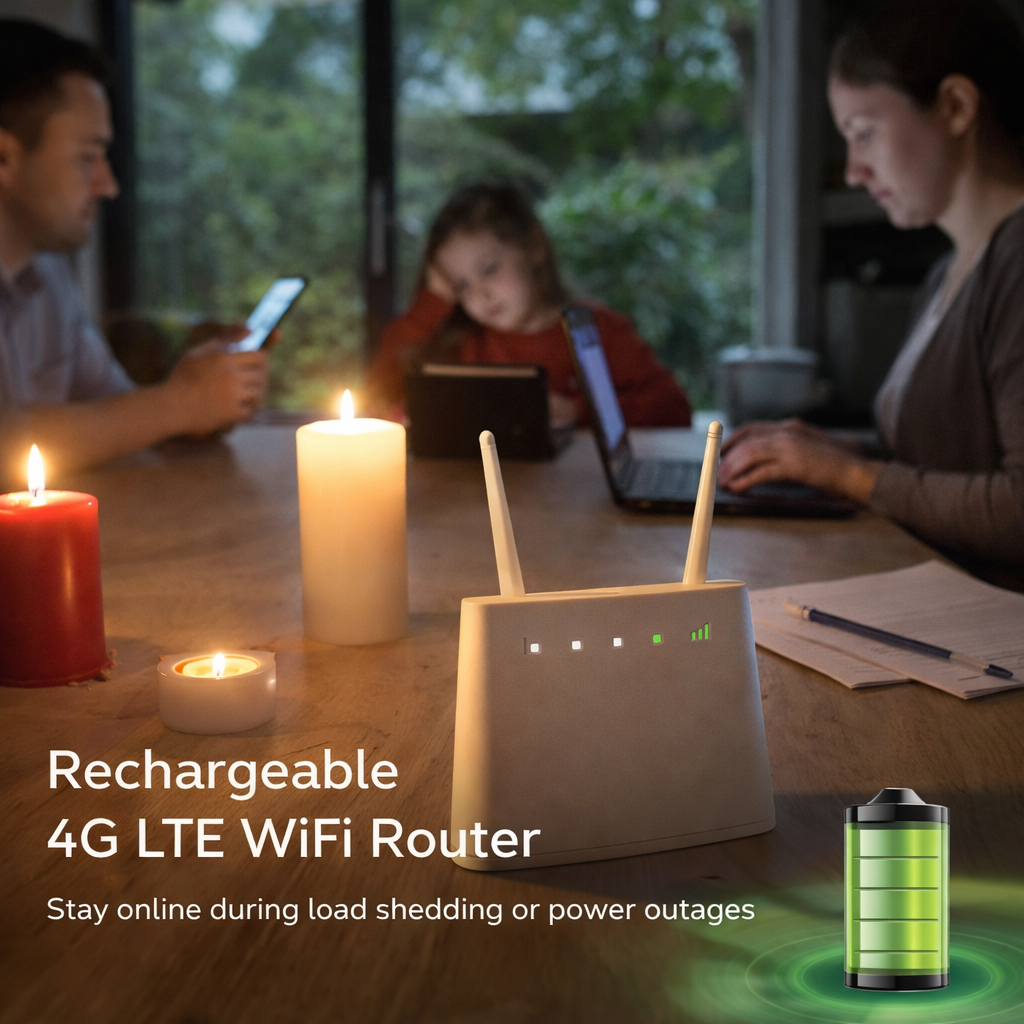 Rechargeable 4G LTE WiFi Router