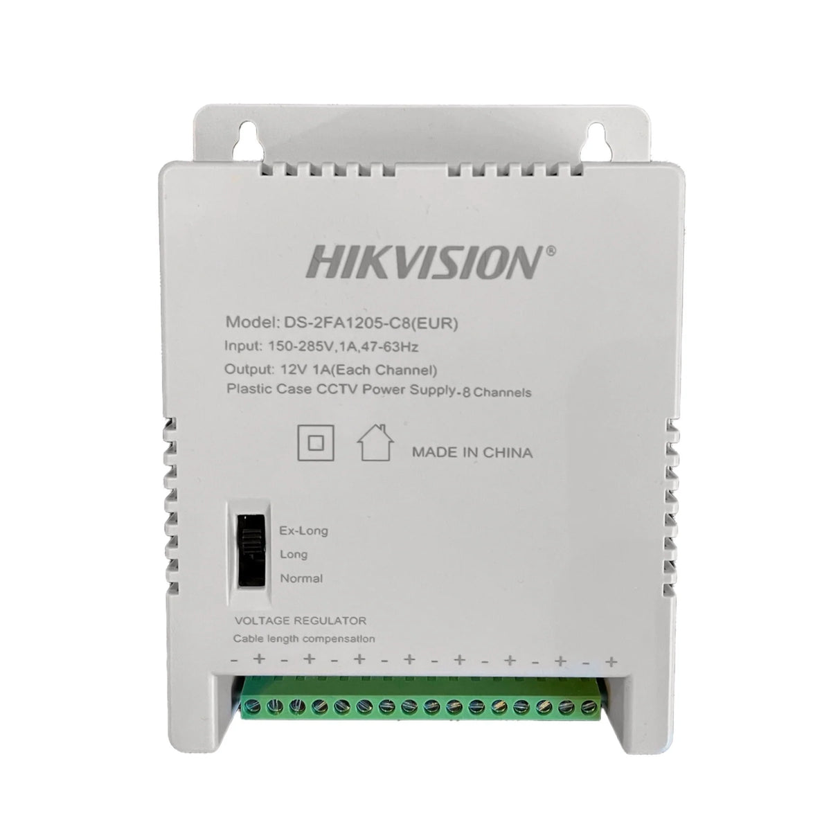 Hikvision 12V 8-Channel CCTV Power Supply – DS-2FA1205-C8