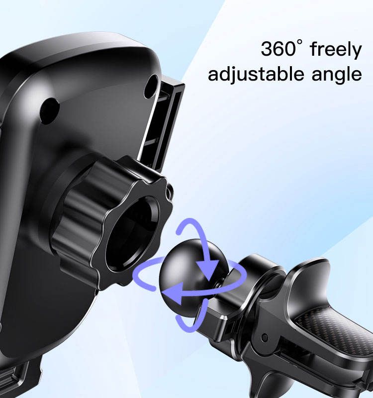 Yesido C162 Car Vent Phone Mount – 360° Rotation, One-Click Lock, Universal Fit (4.5–6.5”)